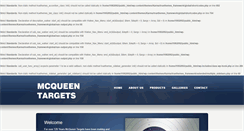 Desktop Screenshot of mcqueentargets.com